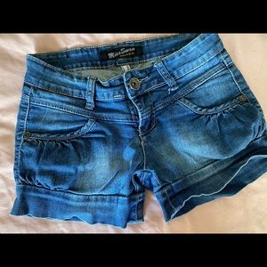Denim shorts